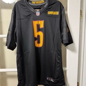 NFL Men's Black and Gold Commanders Jersey